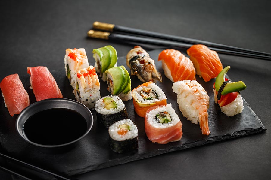 REWE Rade Savic in Küps Sushi